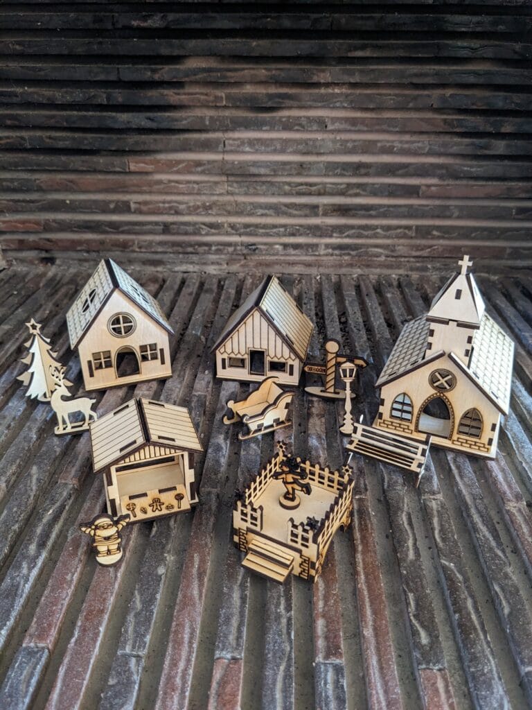 village de noël complet