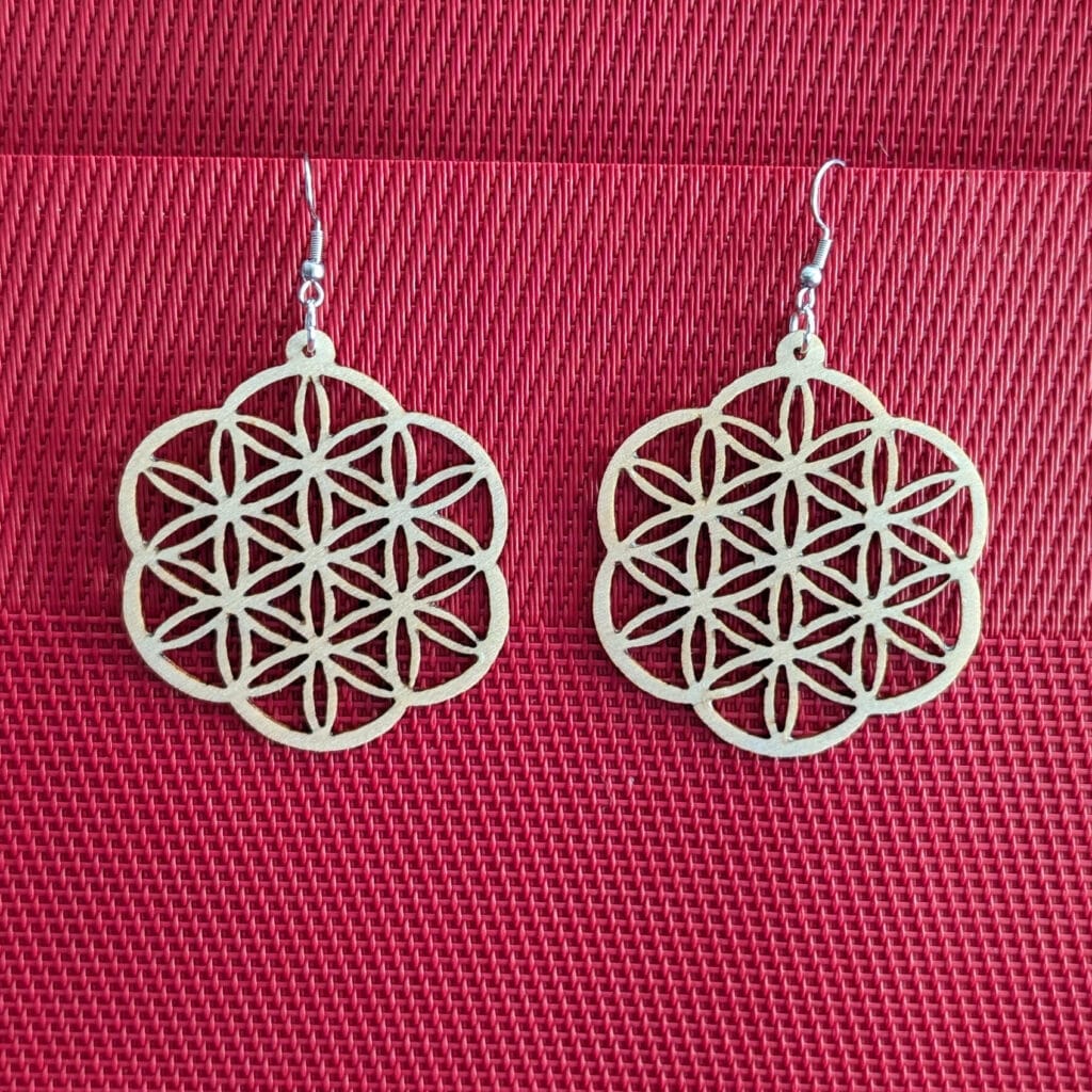 Boucles d'Oreilles en fleur de vie