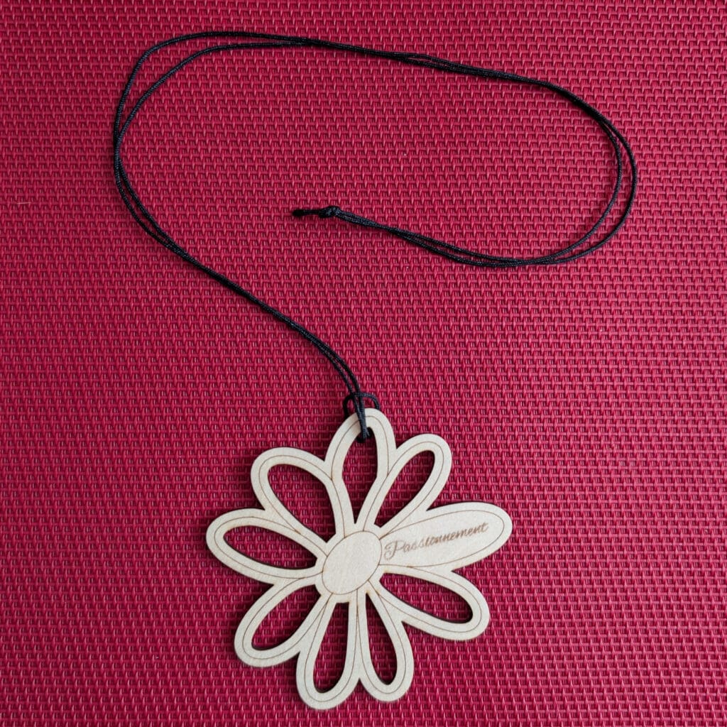 collier paquerette naturel