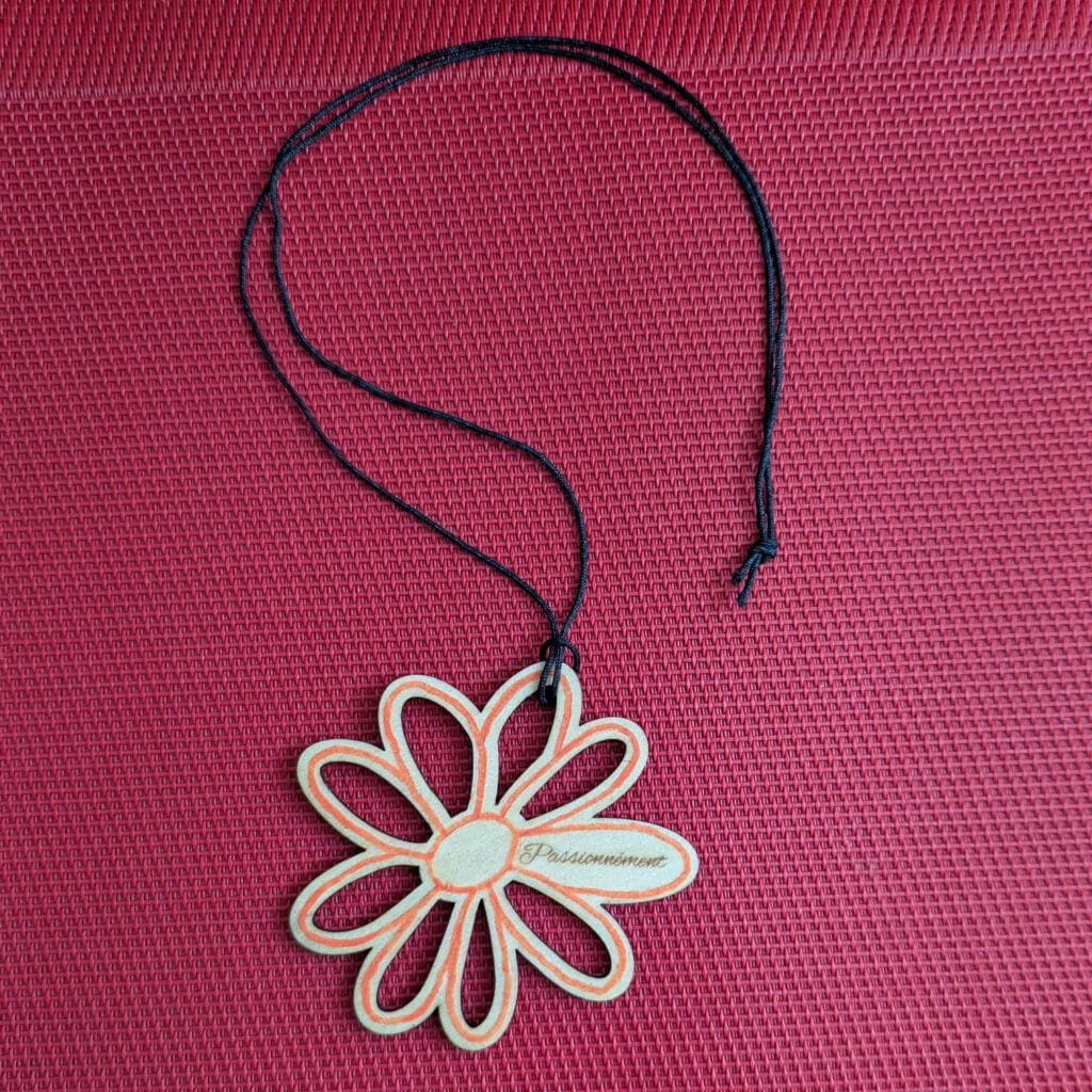 collier paquerette peint
